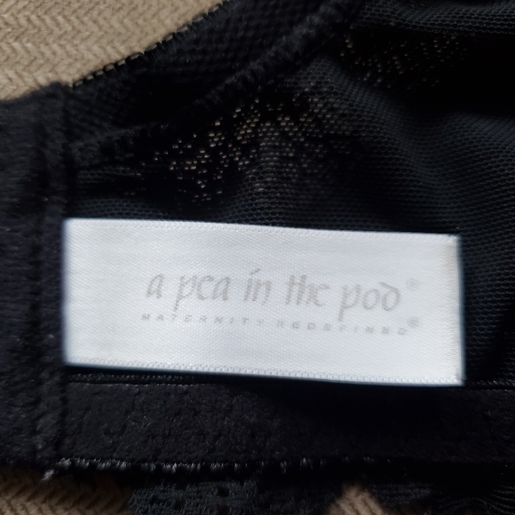 A Pea in the Pod Black Maternity Nursing  Bra 38C - Picture 6 of 8